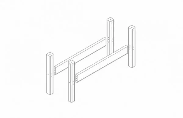 Пакет № 12 Опоры для низкой кровати
