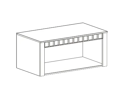 Антресоль 2 дв. "Прованс" спальня